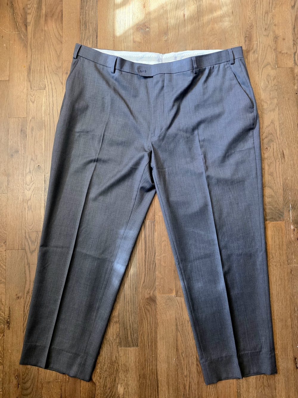 Joseph Abboud 100% Wool Men's Gray Dress Trousers